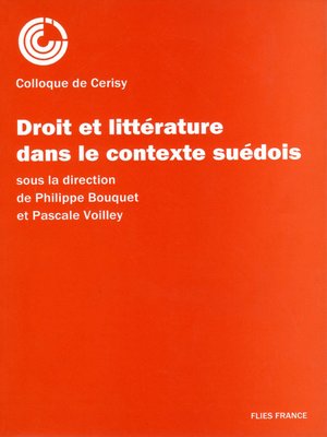 cover image of Droit et littérature dans le contexte suédois